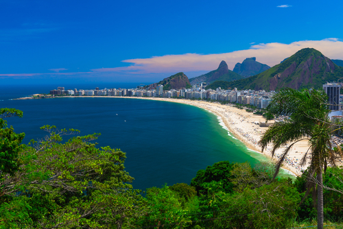 Playa de Copacabana en Río de Janeiro