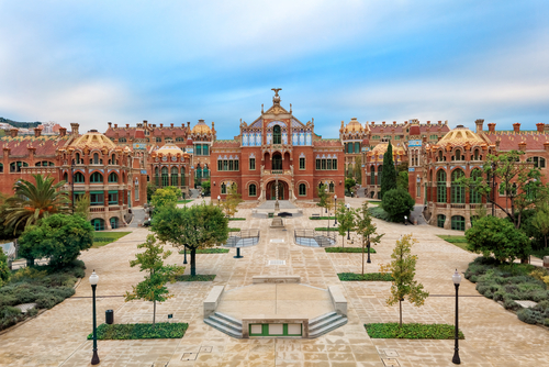 Recinto Modernista de Sant Pau en Barcelona