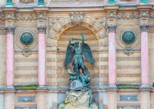 Plaza de Saint Michael en el Barrio Latino