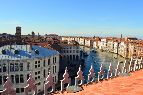 Vista desde Fondaco dei Tedeschi en Venecia