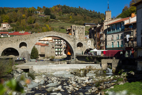 Camprodon en Pirineos catalanes