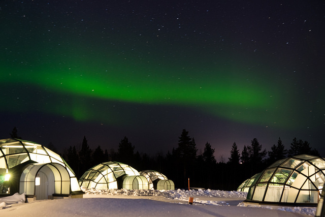 Kakslauttanen en Finlandia