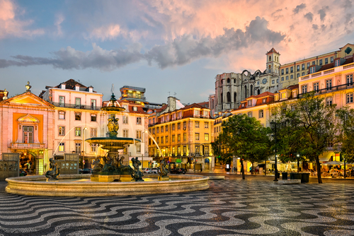 Plaza del Rocío de Lisboa