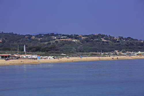 Playa dePampelone en la Costa Azul