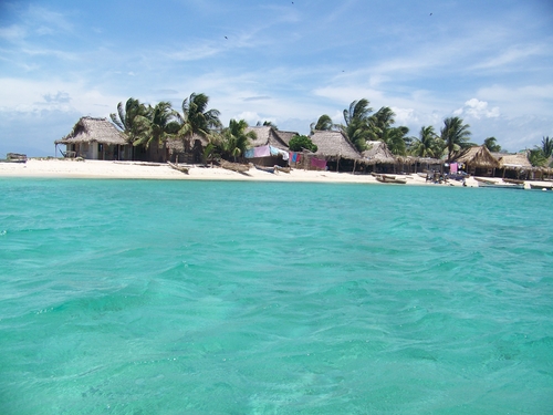 Cayos Cochinos en el Caribe