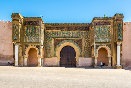 Puerta Mansour en Meknes