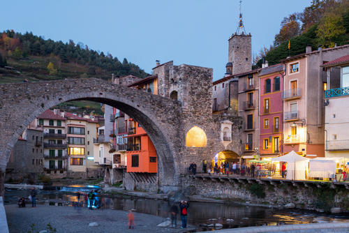 puente de Camprodón en Girona 