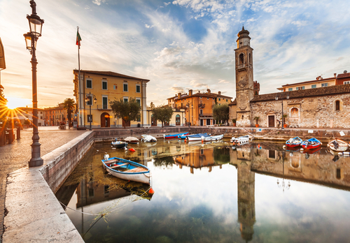 Lazise en el Lago di Garda