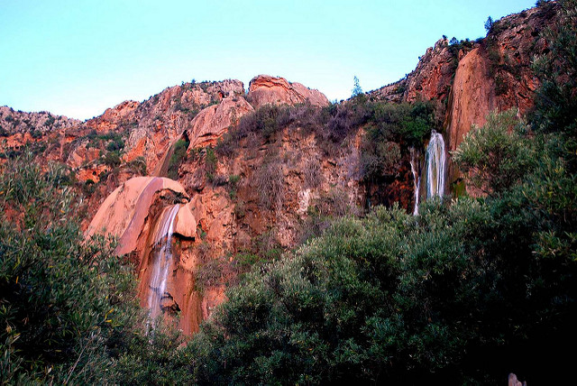 Cascadas de Imouzzer en la ruta por Marruecos
