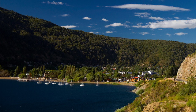 San MArtín de los Andes en la alta montaña argentina