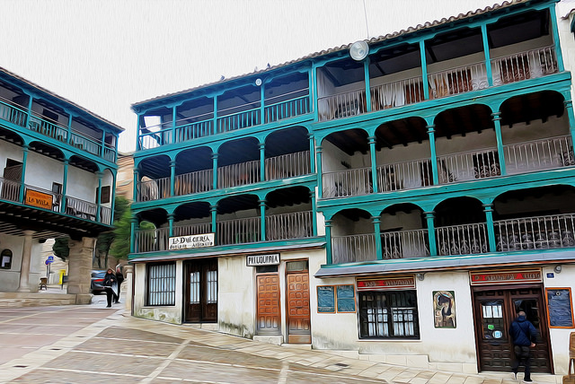 Balcones de la Plaza Mayor de Chinchón