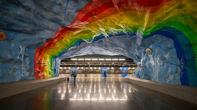 Stadion en el metro de Estocolmo
