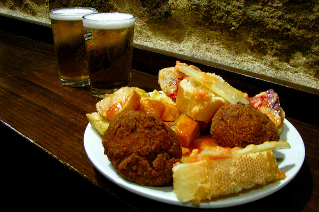 Tapa en El Tigre en Madrid