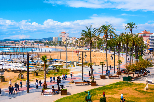 Paseo marítimo de Sitges