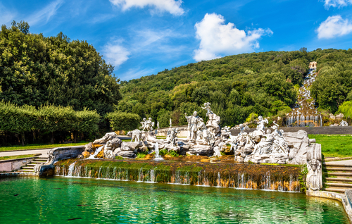 Jardines del Palacio Real de Caserta