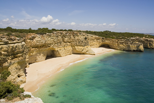 Praia da Marinha en el Algarve
