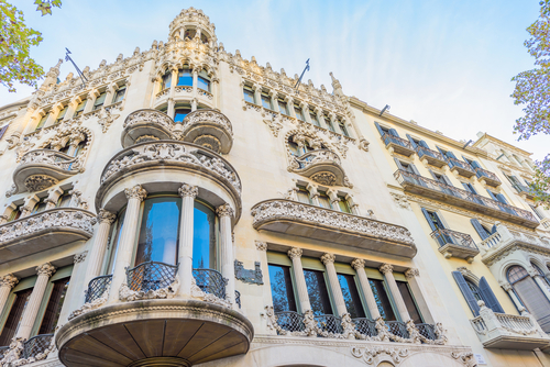 Paseo de Gracia en Barcelona