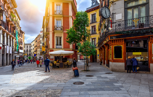 Vista del Madrid de los Austrias