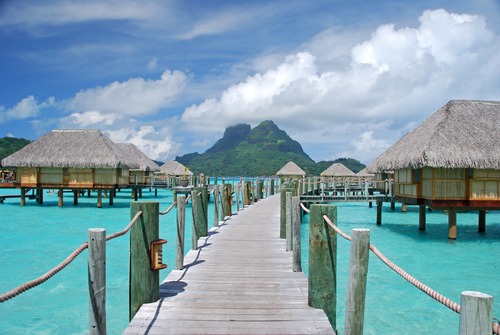 Bungalows en Bora Bora
