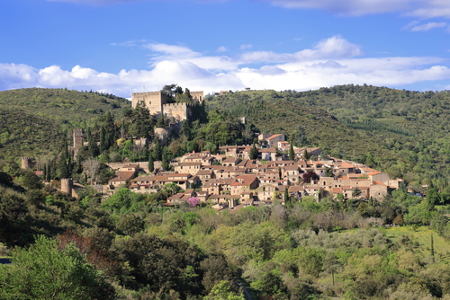 Castelnou en los Pirineos franceses