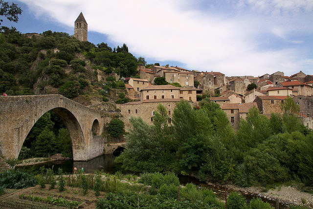Olargues en el sur de Francia