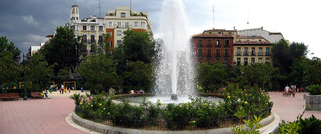 Plaza de Olavide en Chamberí