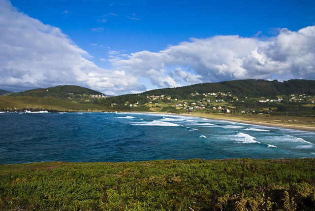 Playa de Pantín, de la playas de Galica más bellas