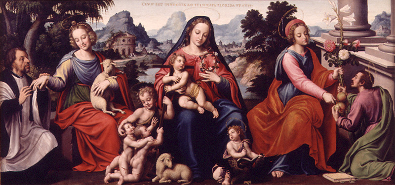 Bodas místicas del venerable Agnesio, obra de la pintura renacentista española