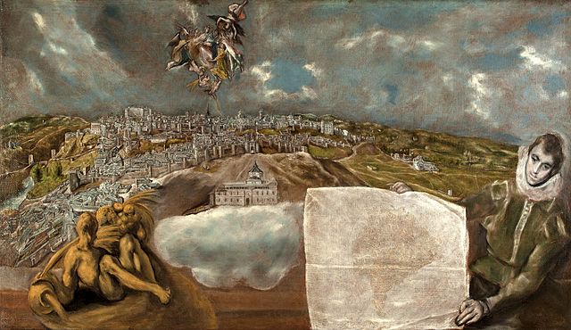 'Vista y plano de Toledo', el Greco