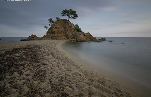 Cala de Cap Roig en Calella de Palafrugell