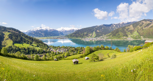 Recorremos el lago Zell en el corazón de los Alpes