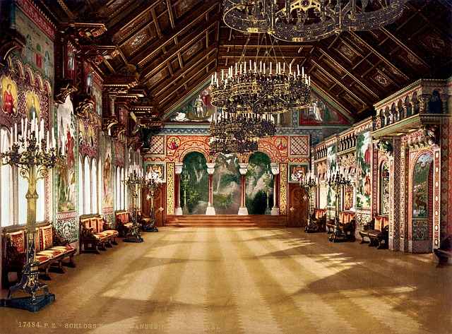 Sala de los Cantores del castillo del Rey Loco