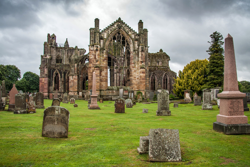 Abadía de Melrose en Escocia