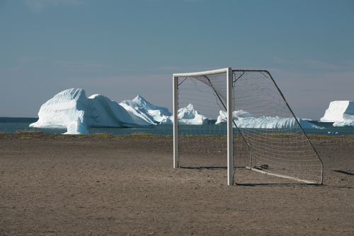Portería de fútbol en uno de los países menos conocidos