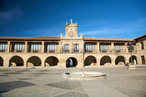 Vista de Santo Domingo de la Calzada en La Rioja