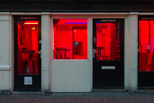 Local en el Barrio Rojo de Ámsterdam