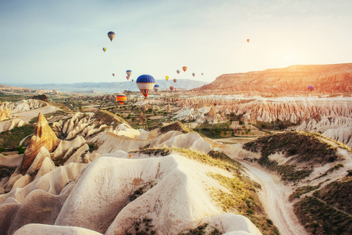 Viaje en globo sobre Capadocia
