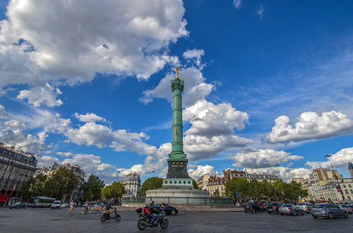 Alojarse en Paris, Plaza de la Bastilla