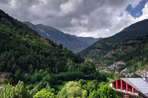 Vista de Ordino en Andorra