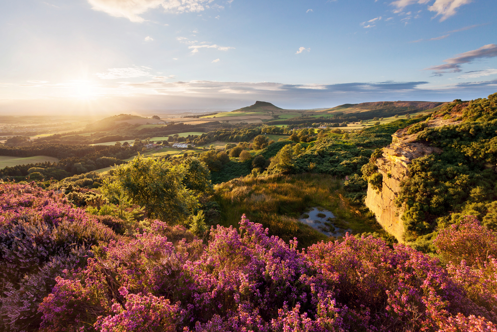 Parque Nacional Nord York Moors en Inglaterra