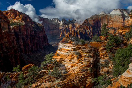 Caminos en el Parque Nacional Zion