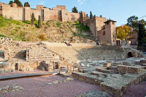 Teatro romano, uno de los rincones de Málaga más antiguos