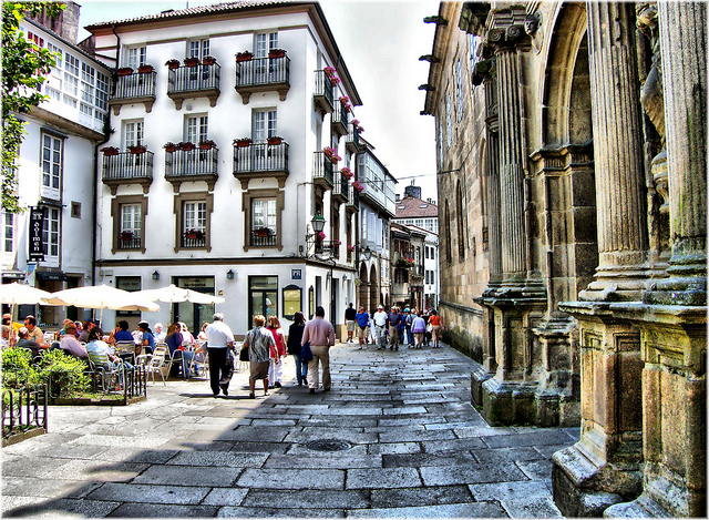 alojarse en Santiago de Compostela, centro de la ciudad
