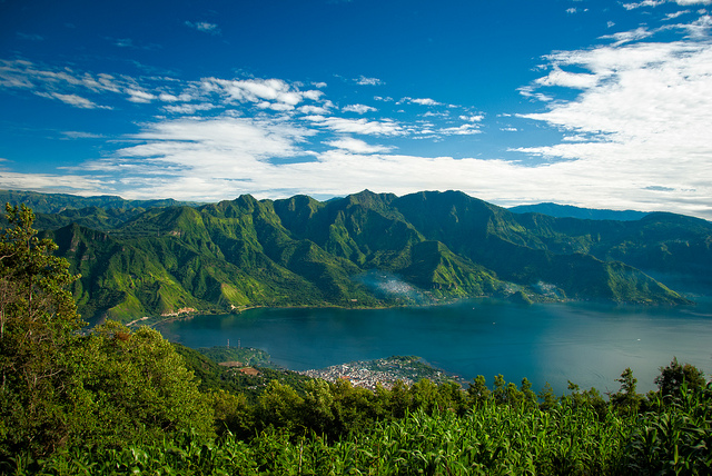 Lago Atitlán en Guatemala