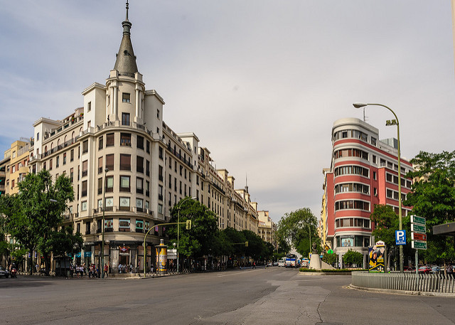 Calle Goya, lugar para alojarse en Madrid