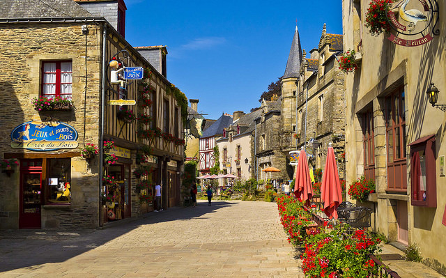 Rochefort-en-Terre en la Bretaña francesa