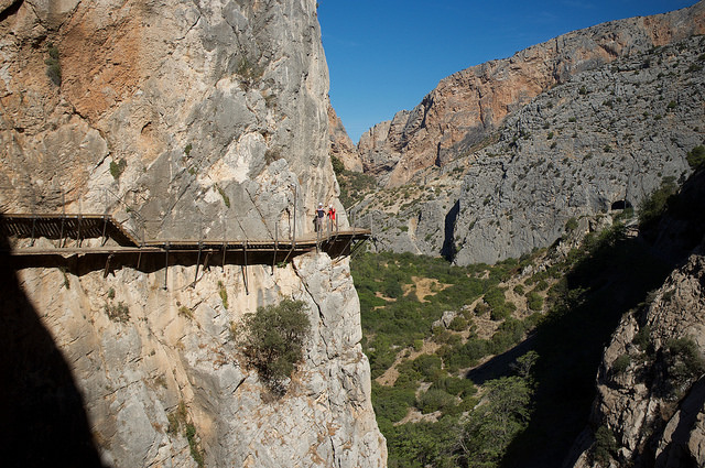 PAsarelas en el Caminito del Rey