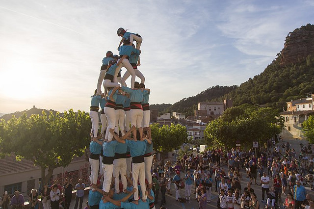 Castellers en Costa Brava