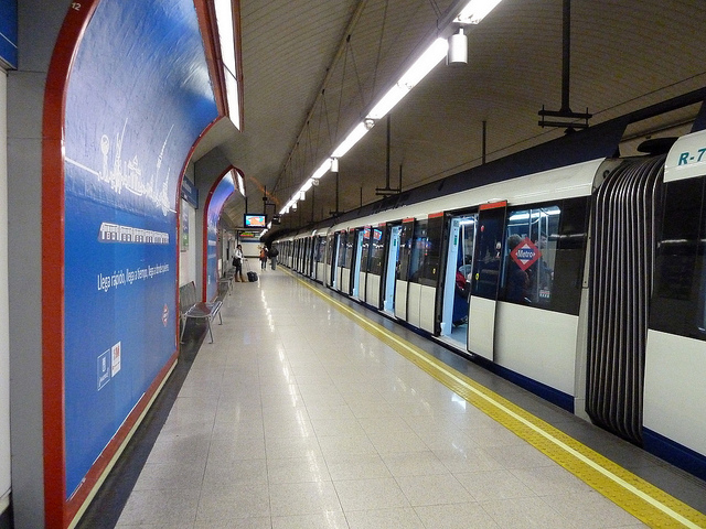 Andén de Metro de Madrid