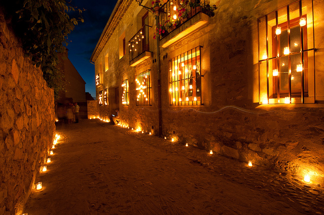 Noche de las velas en Pedraza
